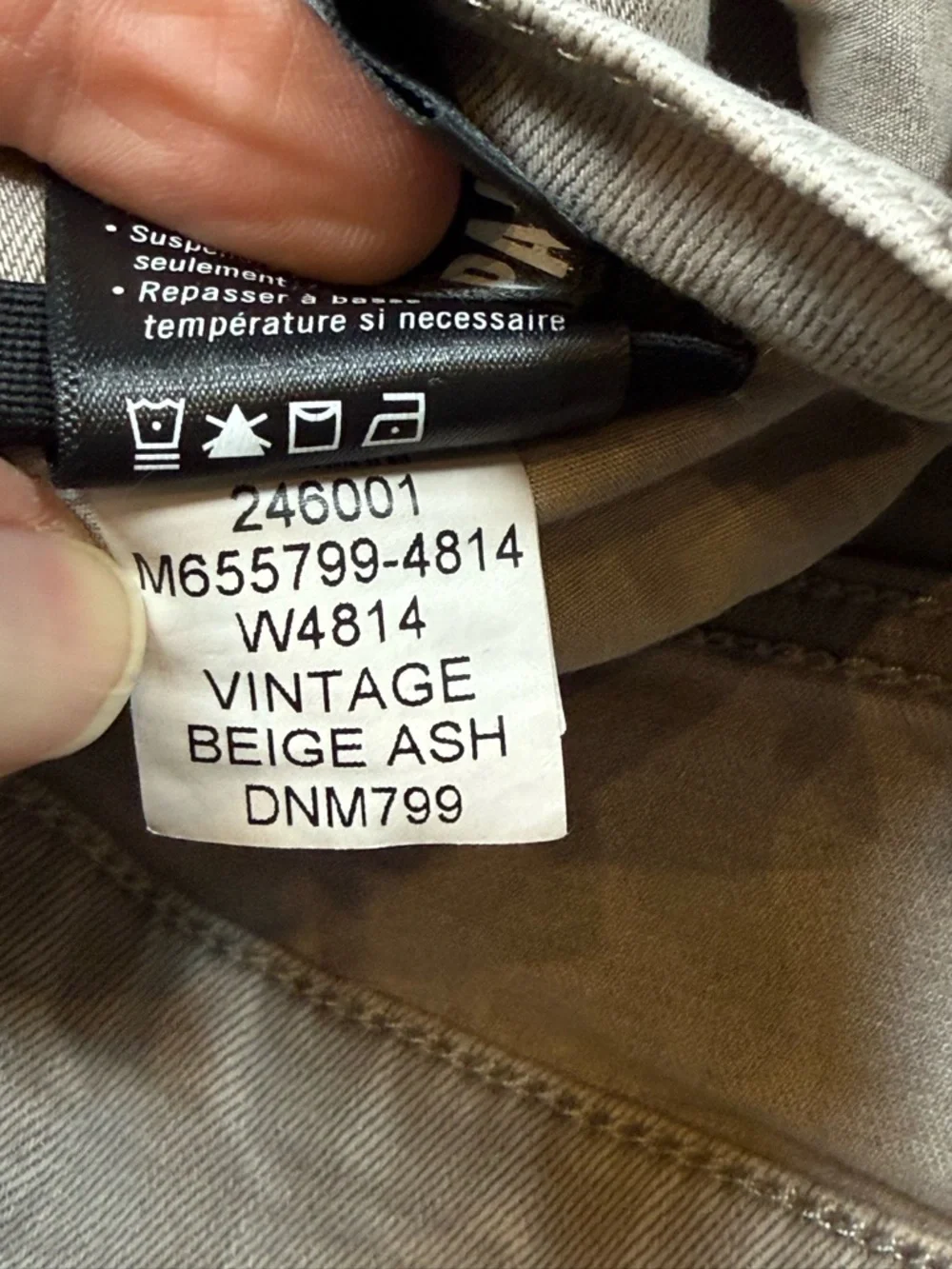 Paige Federal‎ Jeans Transcend Vintage Beige Ash Mens Size 30 Luxe  Comfort